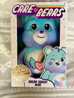 Care Bears (2022) “Dream Bright Bear" 14” Care Bear Plush Toy by Basic Fun/NIB